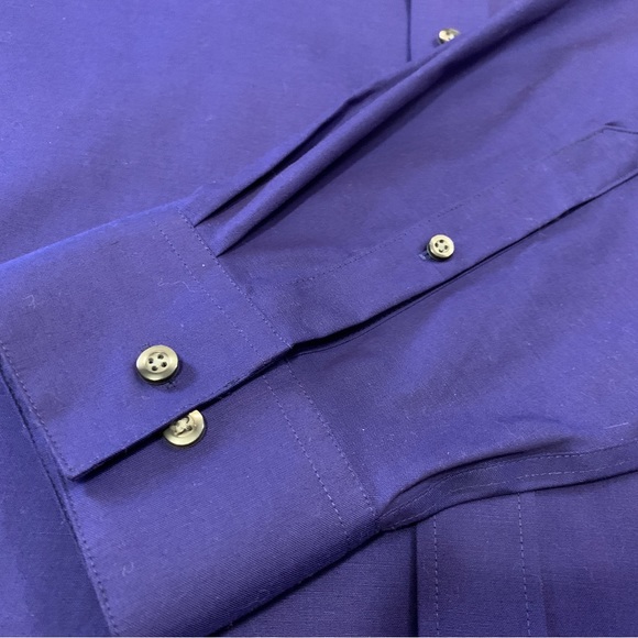 Kenneth Cole Reaction blue button down men’s shirt - Picture 3 of 6